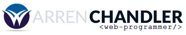 Web Programmer & Web Developer Warren Chandler Logo